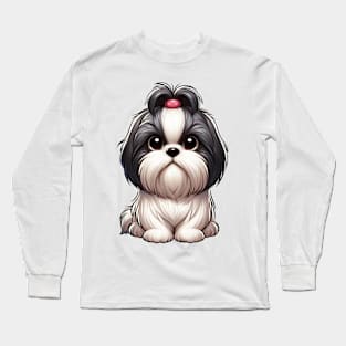 Cute Shih Tzu Long Sleeve T-Shirt